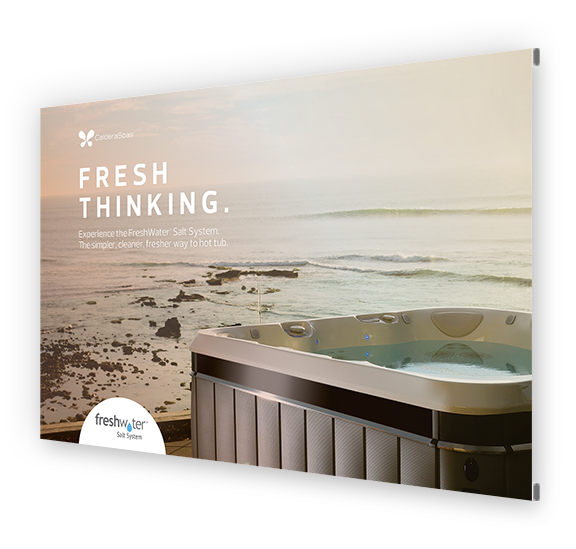 FreshWater Salt System Framed Wall Graphic